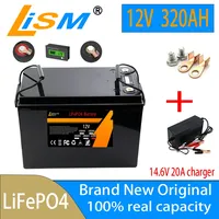 12V 200Ah 280Ah LiFePO4 cell with built-in BMS to replace most backup power devices, suitable for home energy storage travel