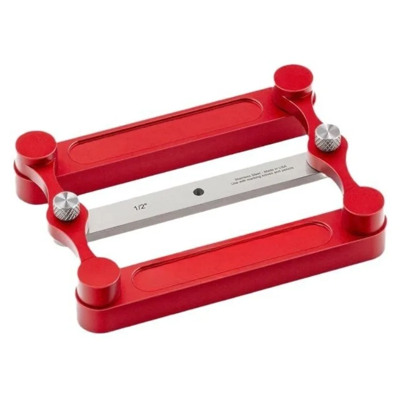 

Woodworking straight hole locator, log tenon log pin stick punch