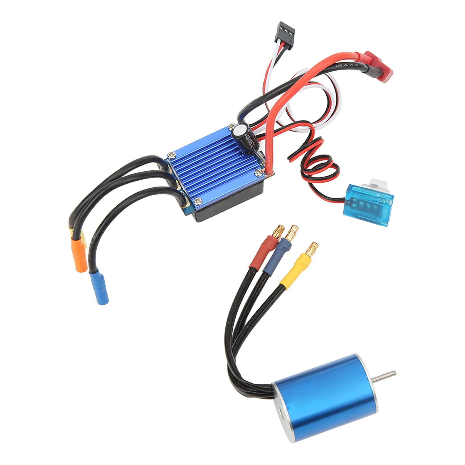 

2435 4500KV Brushless Motor 25A Brushless ESC RC Upgrade Combo for Traxxas for HSP for Wltoys 1/16 1/18 RC Car