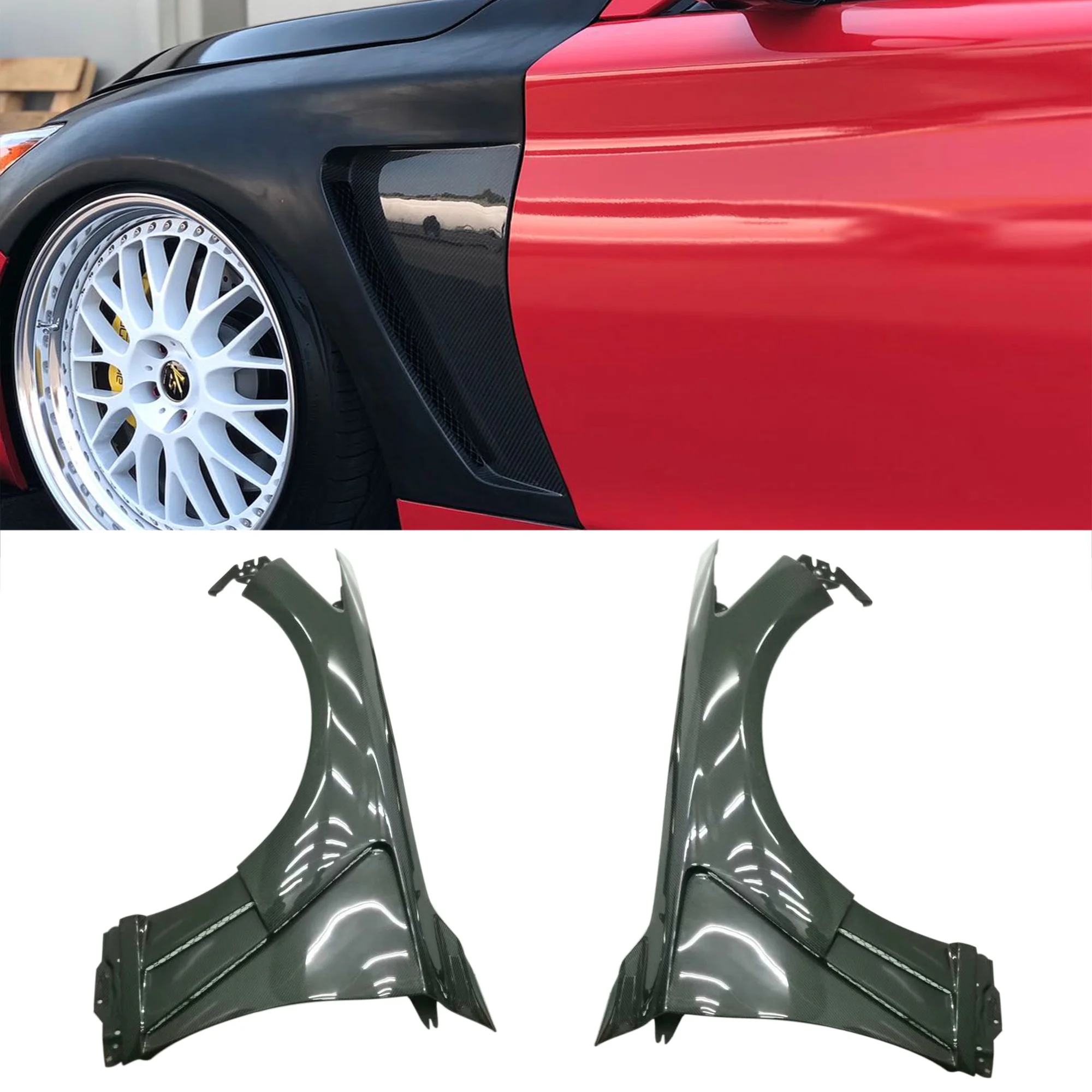 Fitment Perfect Carbon Fiber Side Fenders For Q50 High Quality