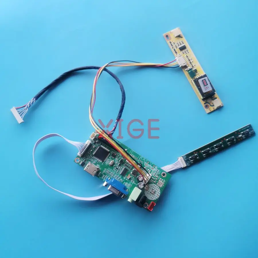 

LCD Display Drive Controller Board Fit MT150XN01 M150X4 LM150X05 QD15XL02 2-CCFL 1024x768 VGA+HDMI 20 Pins LVDS 1024*768 DIY Kit