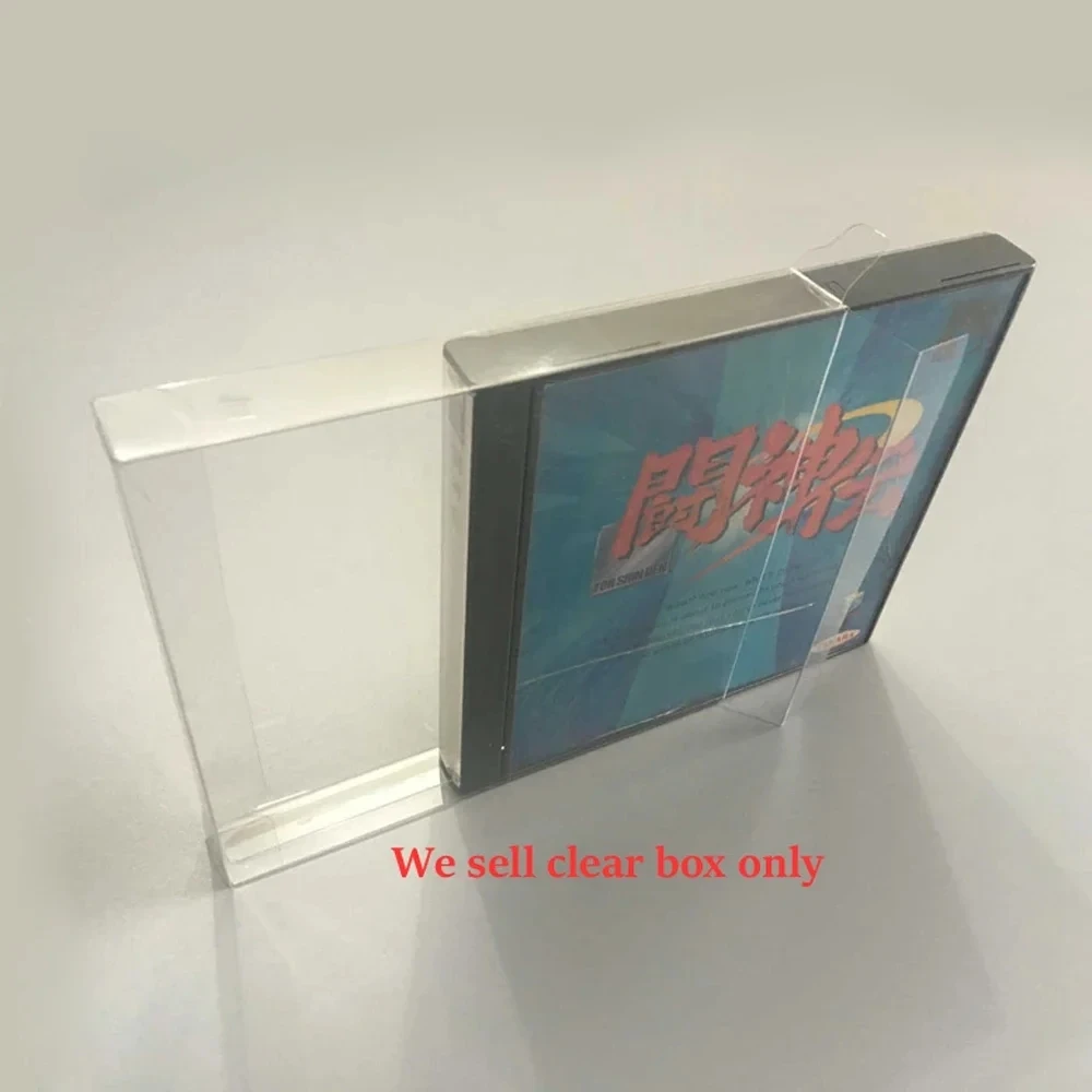 100PCS PET plastic box for P-S-1 CD storage box transparent display box single disc thick version