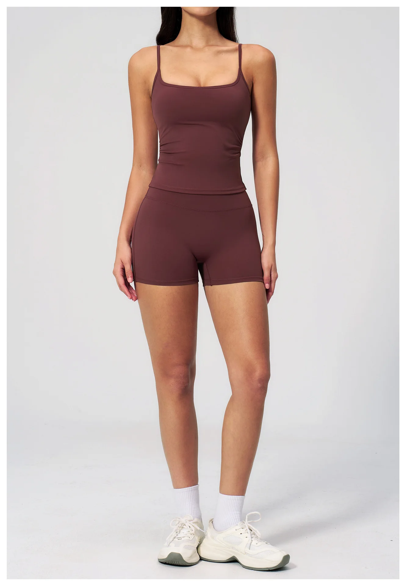 Summer Yoga Set 2 Pieces Women Tracksuit Workout Clothes Sports Outfits High Waist Shorts Fitness Sports Suit Female Gym Clothes
