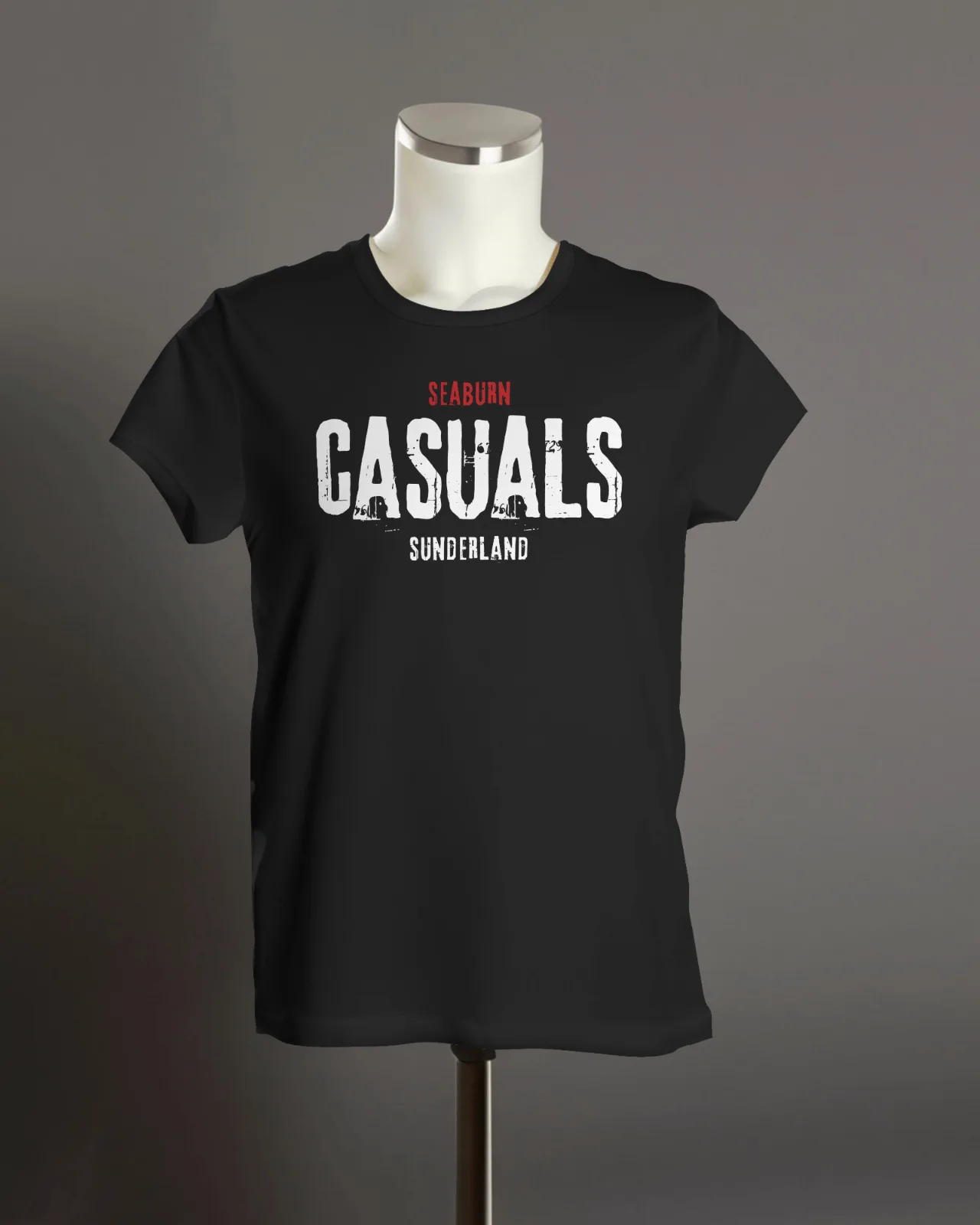 Sunderland T Shirt Seaburn CASUALS Hooligans Punk Organic