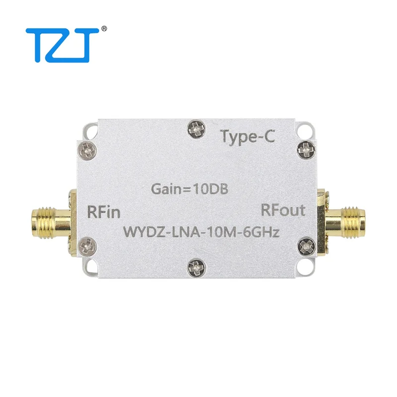 TZT 10M-6GHz 高平坦性低ノイズアンプ LNA ゲイン 10DB RF 信号駆動受信機フロントエンド