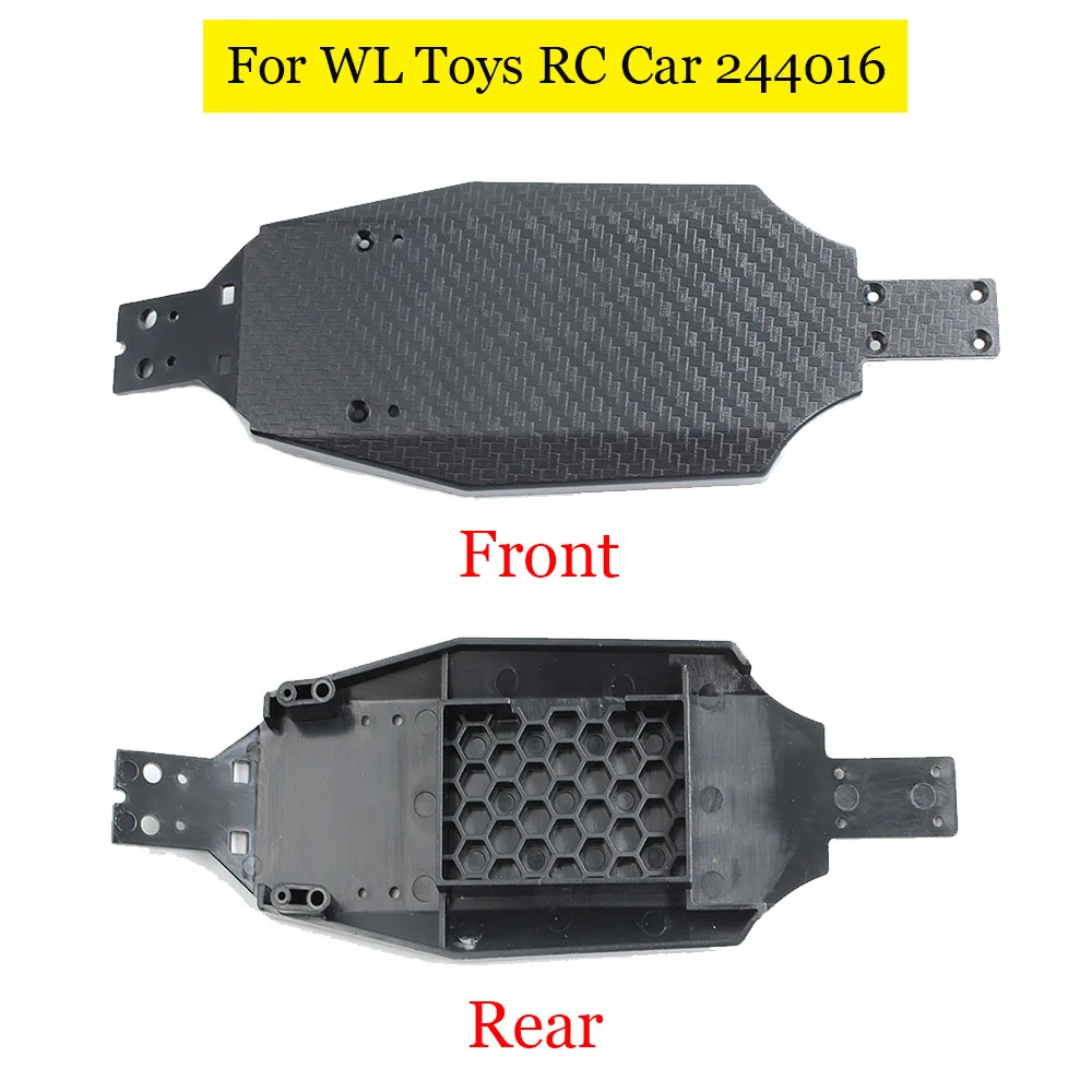 

1Pcs Black Chassis For Wltoys RC Car 244016 RC Replacement Toy Accessories