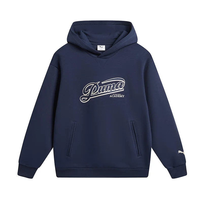 

Puma Темно-синяя мужская и женская спортивная одежда, повседневная вязаная толстовка 63571806