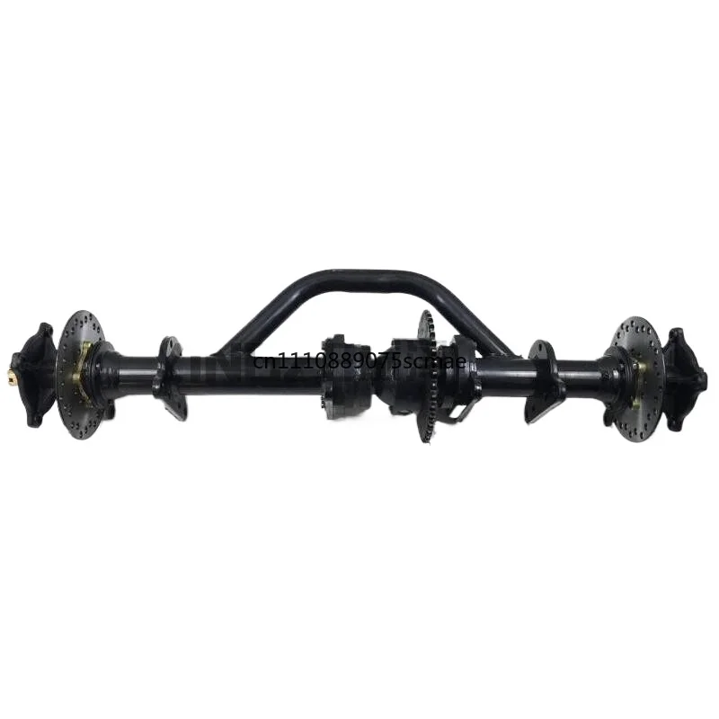 

4WD ATV Kart Accessories Chain Drive Differential Rear Axle Double Disc Brake 81CM 100CM