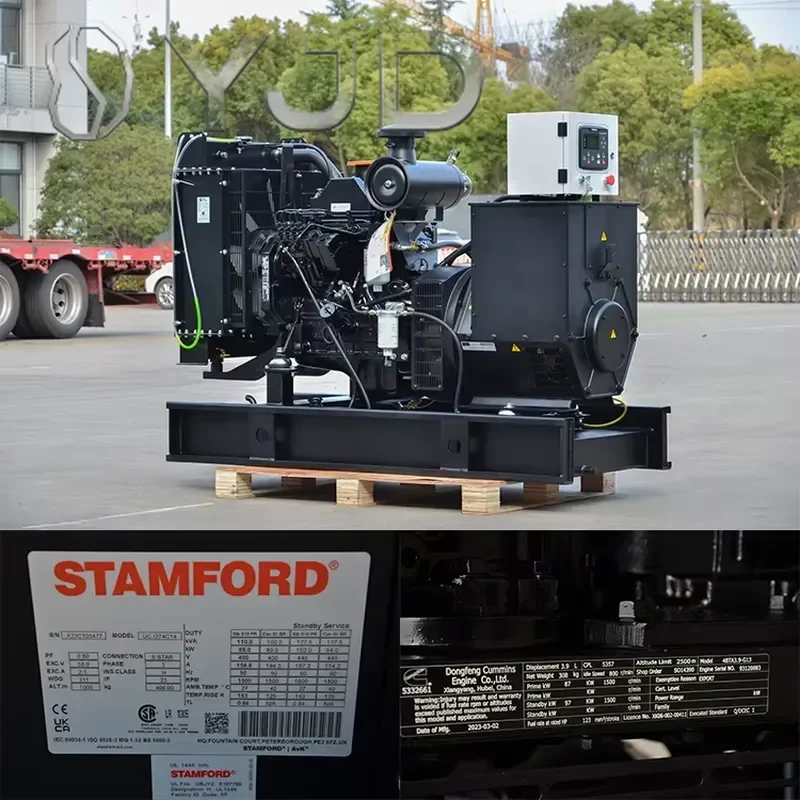 Good Quality  90kw 110kva Electric Plant diesel Generator Wholesale Price
