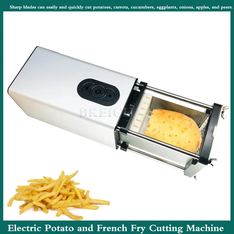 High Performance And High-Quality Potato And French Fry Cutting Machine, Supporting Stainless Steel Vegetable And Fruit Cutting