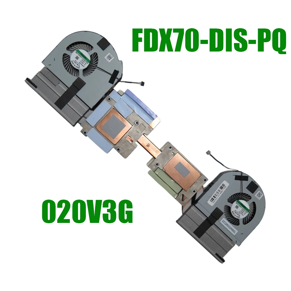 

For DELL For Precision 7750 FDX70-DIS-PQ 020V3G 20V3G AT2V4005ZCL MG75090V1-C230-S9A MG75090V1-C240-S9A Laptop Heatsink&Fan