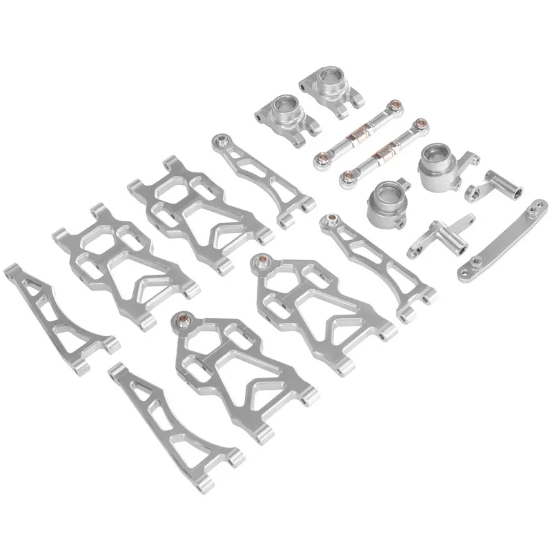 Suchiyu SCY1/16 JJRC afstandsbediening auto upgrade metalen accessoires voor en achter boven- en onderarmen stuurbeker achteras cup