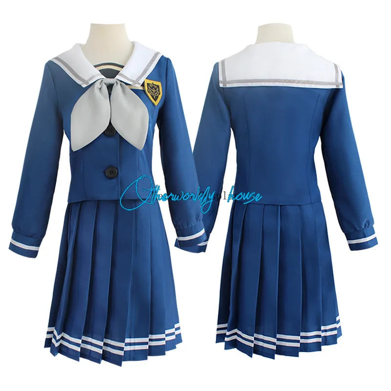 

Anime BanG Dream! Girls Band Party! Nagasaki Soyo Mashiro Uniform Cosplay Costume Custom Any Size Skirt Shirt Badge Full Set