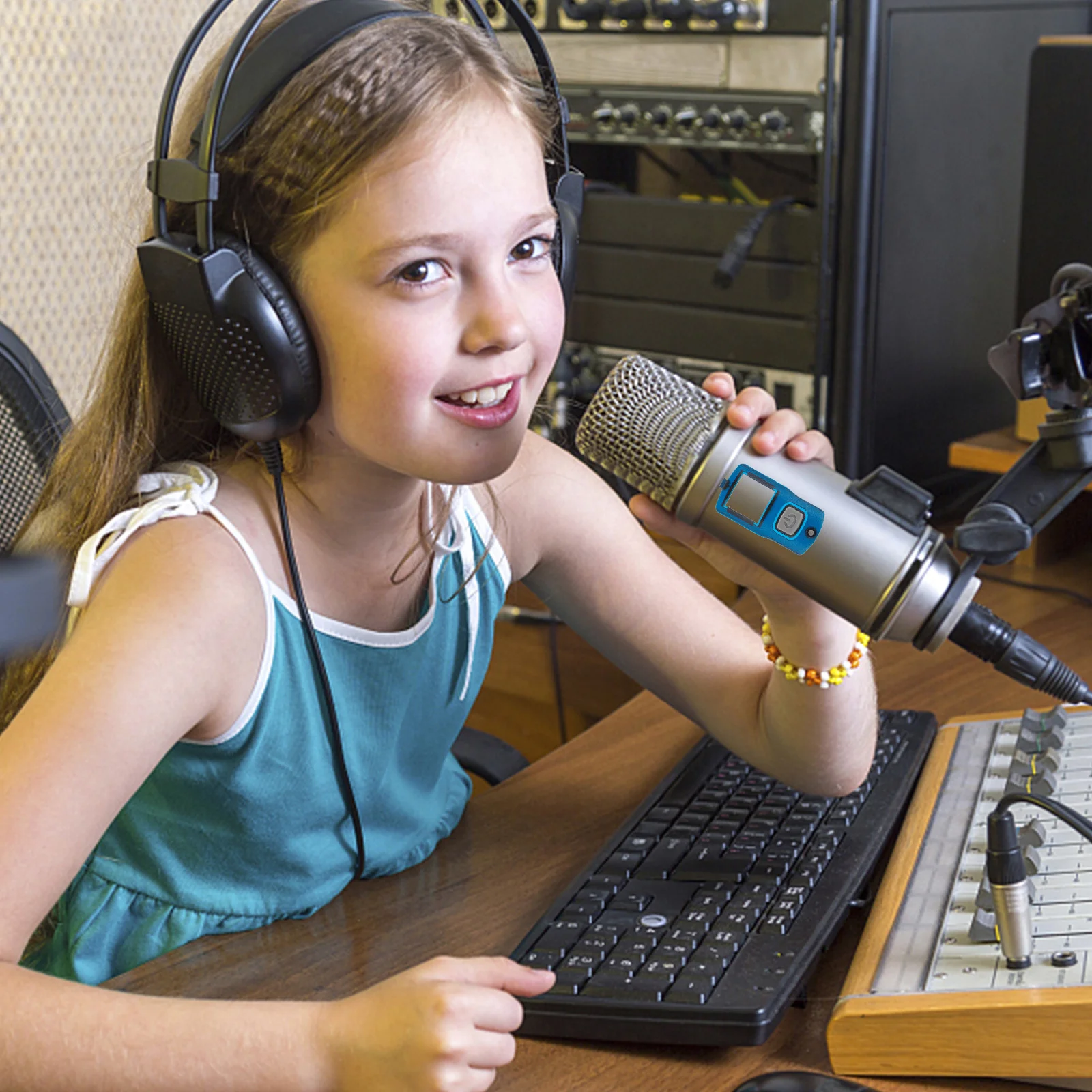 

3pcs Microphone Switch Shell Rubber Wireless Control Bezel For Handheld Mic Durable Replacement Part Accessory