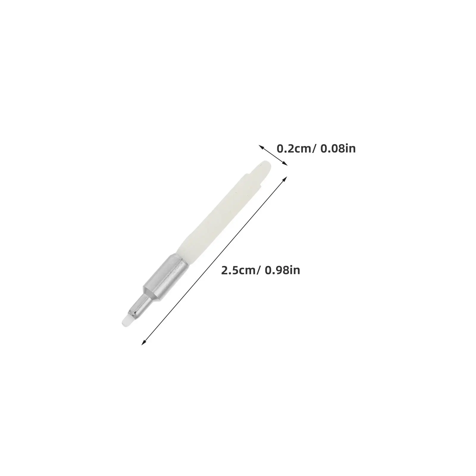 40Pcs Acrylic Refillable Marker Pen Nibs 05Mm Replacement Tips for Painting DIY Art Projects and Fine Detailing Lines