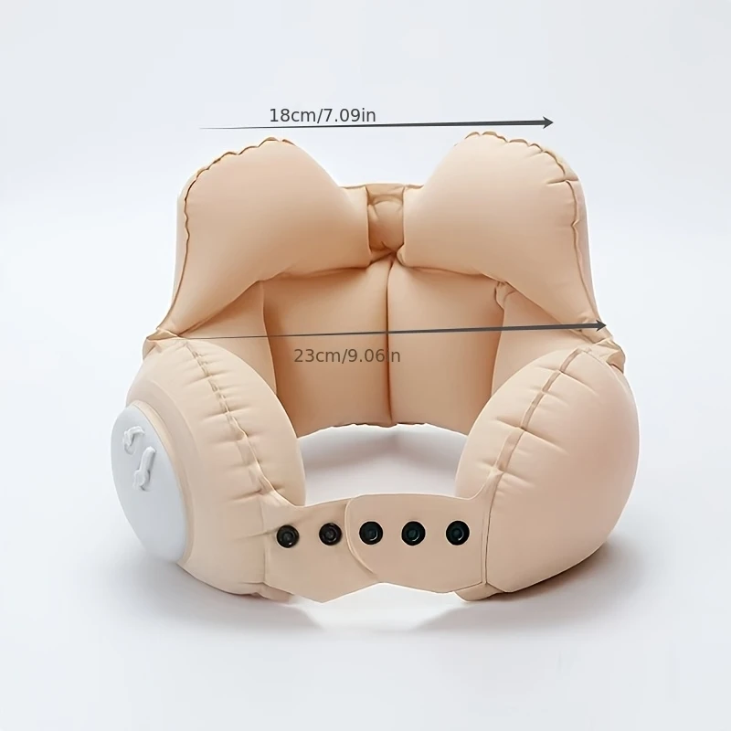 1 Neck Pillow, Inflatable U-Shaped Pillow, Daily Neck Protection Pillow, Portable Travel Compression Inflatable U-Shaped Pillow