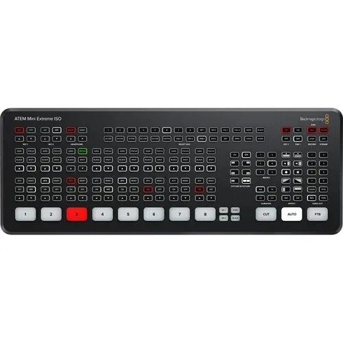 For Blackmagic Design ATEM Mini Extreme ATEM Mini Pro ISO ATEM Mini Live Stream Switcher Multi-view and Recording New Features