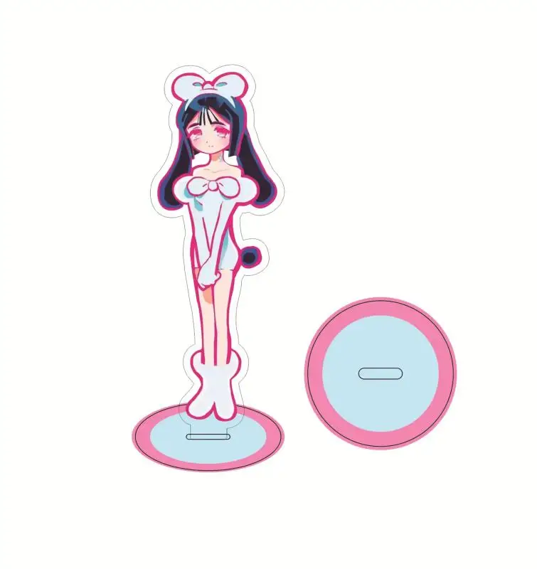 شخصيات المرحلة الغريبة لوحات الاكريليك الواقف زخرفة سطح المكتب أنيمي عمل الشكل الملحقات جمع الاطفال الشكل اللعب هدية #2