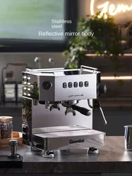 Gemilai CRM3018 Home coffee machine Semi-automatic commercial Italian professional freshly ground double pump milk foam