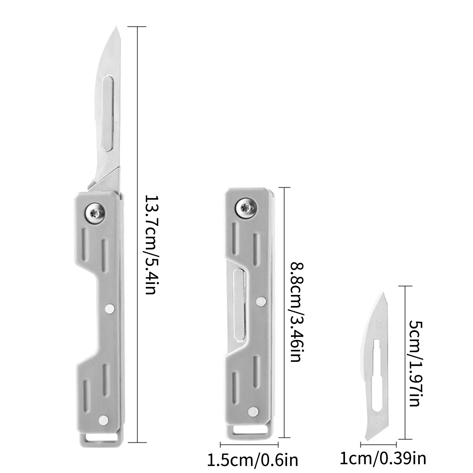 متعددة الوظائف الفولاذ المقاوم للصدأ الفن سكين للطي المحمولة قطع الورق كهربائي المهنية استخدام أدوات عملية في الهواء الطلق