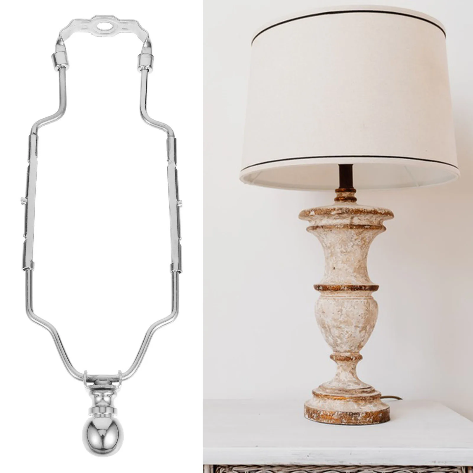 

Lamp Harp Adapter Floor Bracket Shades for Lamps Installation Desk Iron Accessories and Parts