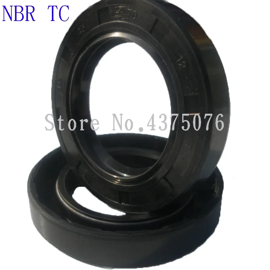 30*40/41/42/44/45/46/47/48/50/52/55/56/58/60/62/65/68/70*5/6/7/8 TC Skeleton Double Lip Brown Black NBR Rubber Oil Seals Gaskets