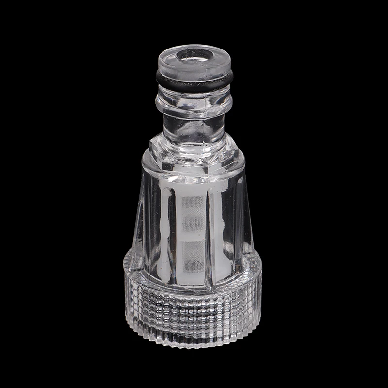 1 Pc 3/4" Garden Water Fast Connectors Car Washing Machine Universal Nipple Filter Pump Transparent Screen image 3