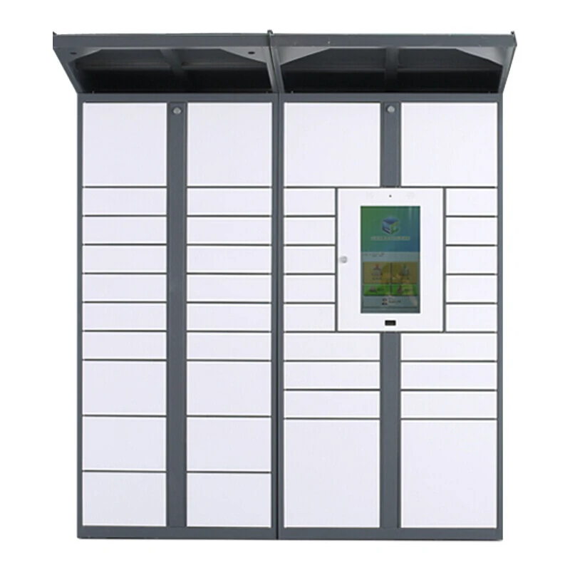 Outdoor Delivery Locker With Electronic Lock Smart Locker System Package Locker