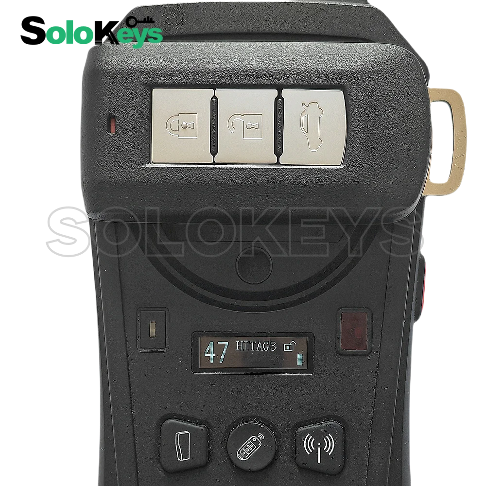 SOLOKEYS Original GHR-M014 For Dodge Attitude 2015-2019 Smart Remote Key Fob 434Mhz FSK 47 HITAG3 Chip Proximity GHR-M013-ASM