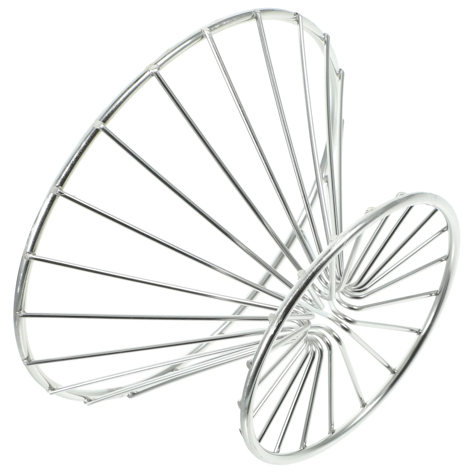 

Mesh Fruit Basket Bowl for Kitchen Counter Round Wire Holder Candy Decorative Baskets