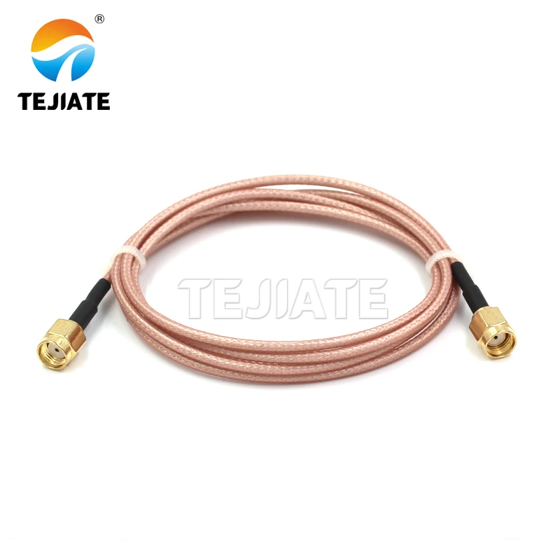 1PCS SMA Male To SMA male RG316 cable assembly Jumper Pigtail 5cm/10/15/30/50cm/1m SMA plug Crimp FPV RG316 Cable 50ohms SMA-JJ