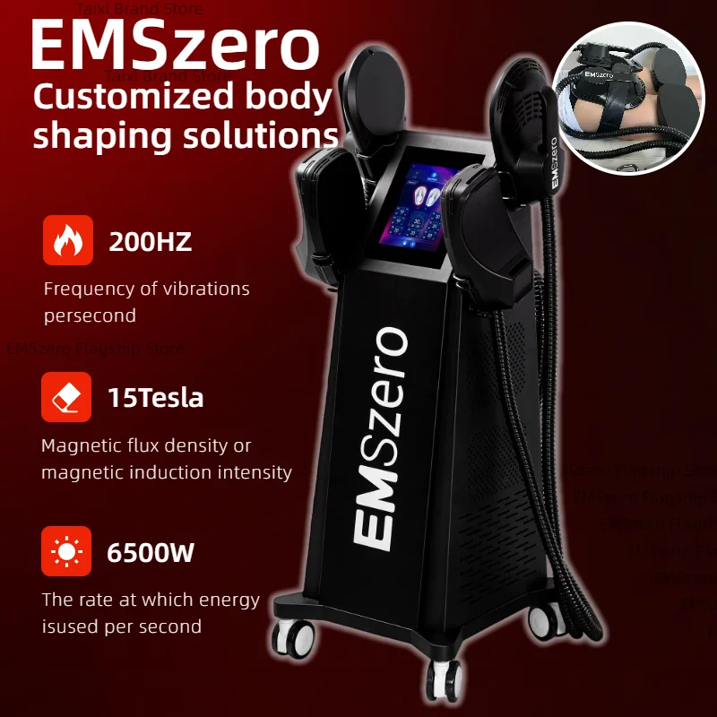

Новый аппарат RF EMSzero для коррекции фигуры, массажер для похудения, 15 электромагнитных электродов для стимуляции мышц и сжигания жира