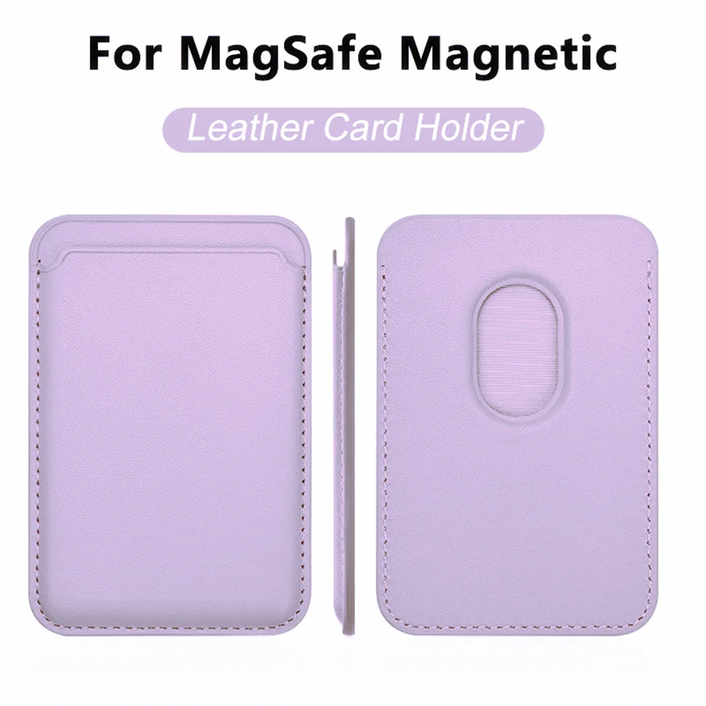 Offizielle Magnetische Feingewebte Kartenhalter-Lederbrieftasche für iPhone 18 17 16 15 14 13 Pro Max Samsung S26 S25 S24 Ultra Plus Hülle