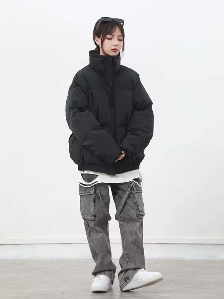 Frauen Parkas Winter wind dicht solide baggy gemütlich weich warm Pendels til vielseitig fort geschritten beliebt elegant schick einfach täglich