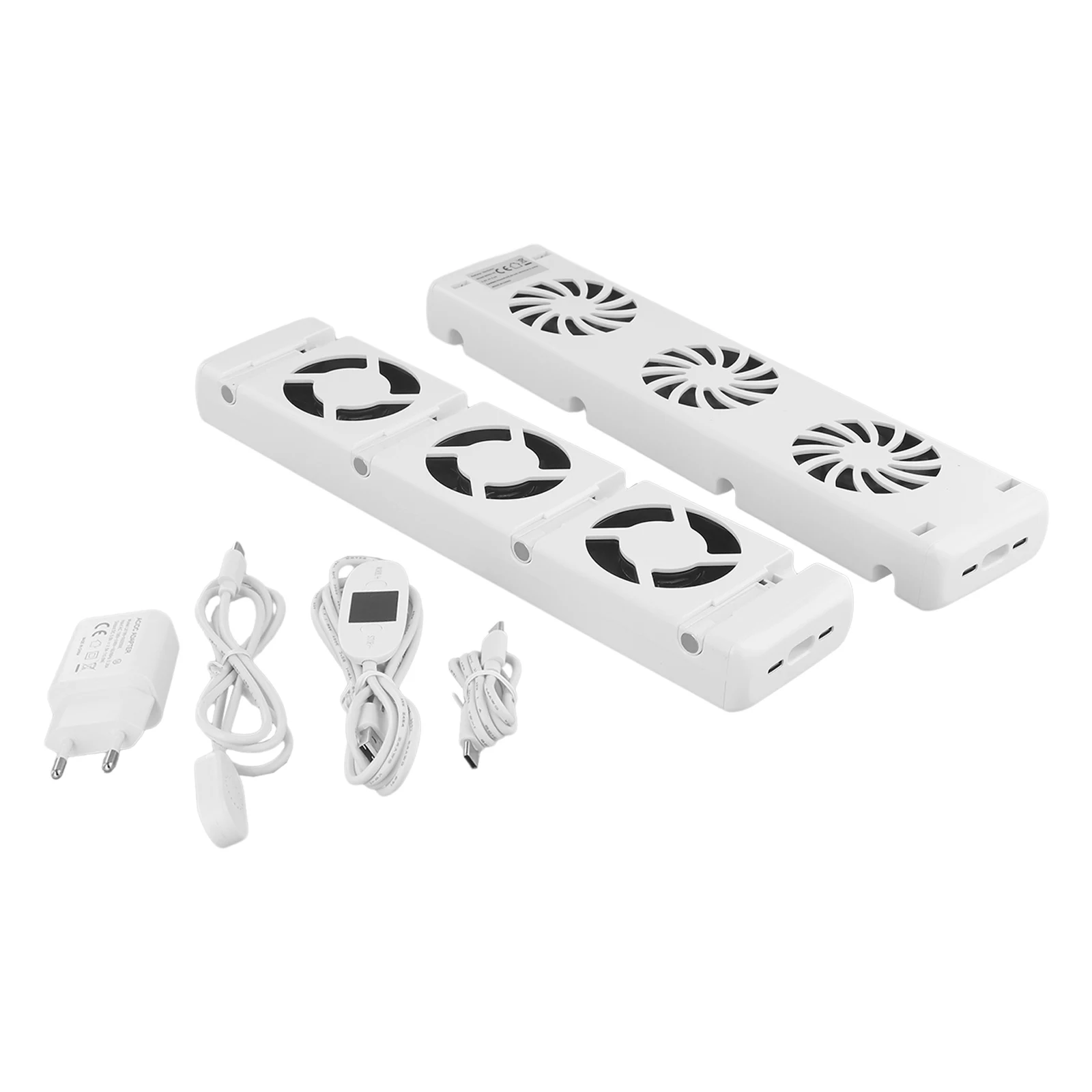 1 Set Radiator Fan Smart Radiator Booster Extension Set Ventilator Fan Promote Hot Air Circulation Warm Home Automatic On Off