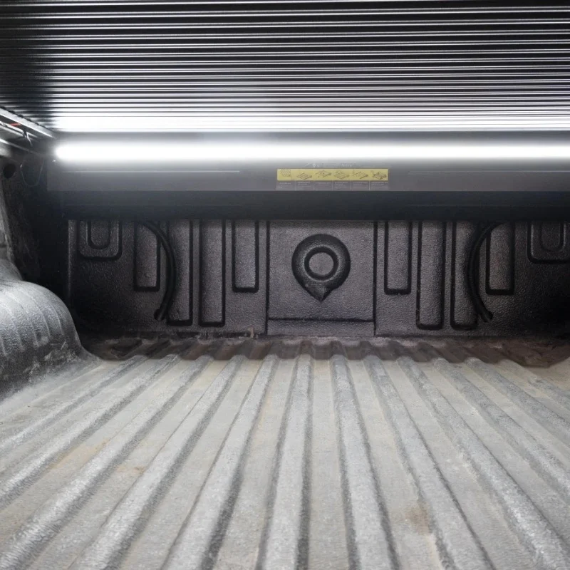 Roll Up Aluminum Alloy Waterproof Tonneau Cover Full Size Truck Bed Compatible with F150 Raptor