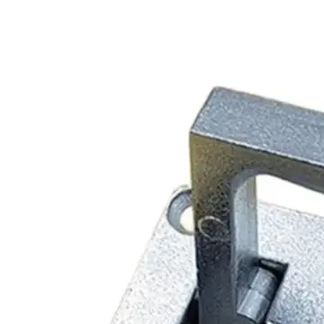 Rectangular Recessed Folding Handle Zinc Alloy for Toolboxes and Cabinet Fronts Mounted 110x69mm 93x58mm Silver