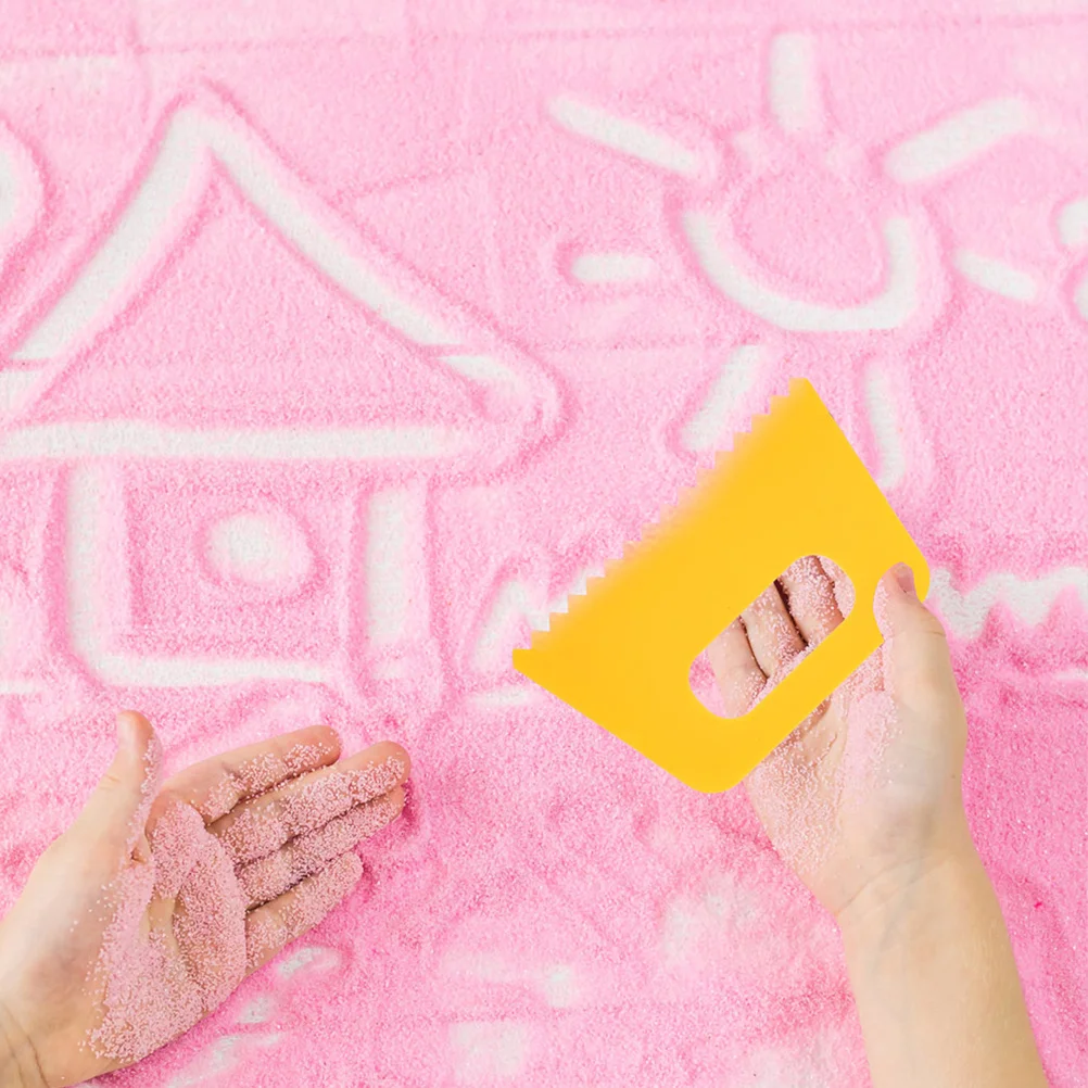 مجموعة رسم بلاستيكية متعددة الوظائف مكونة من 12 قطعة لتعليم الطفولة المبكرة، فرش طلاء بتصميم فريد من نوعه، عمل فني نابض بالحياة #1