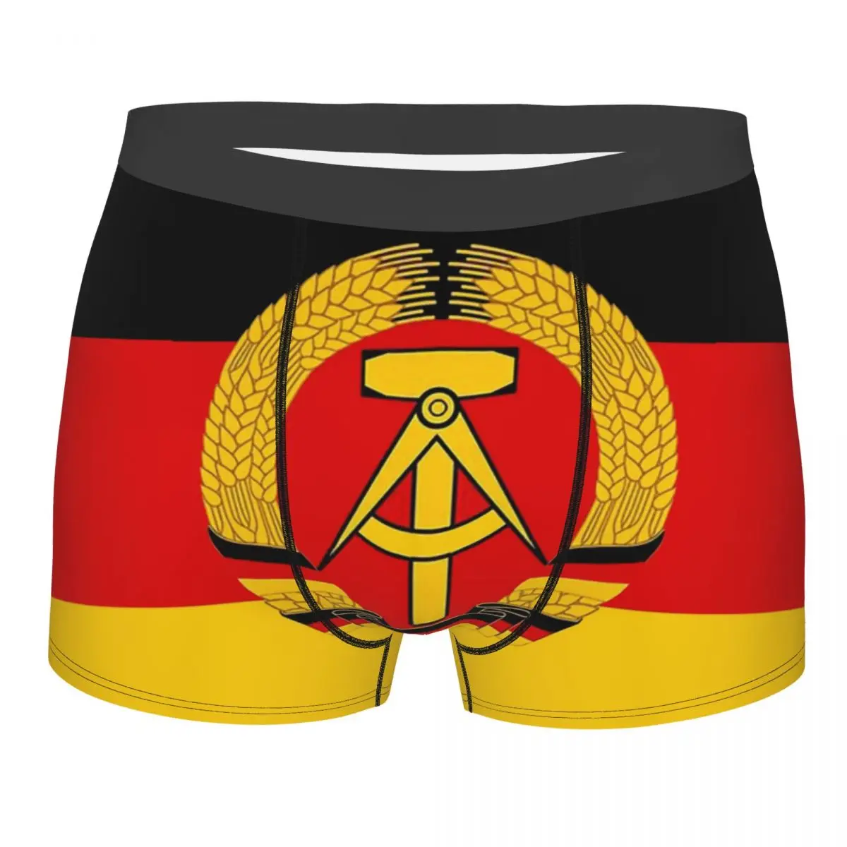 

DDR National Flag Underpants Cotton Panties Man Underwear Sexy Shorts Boxer Briefs