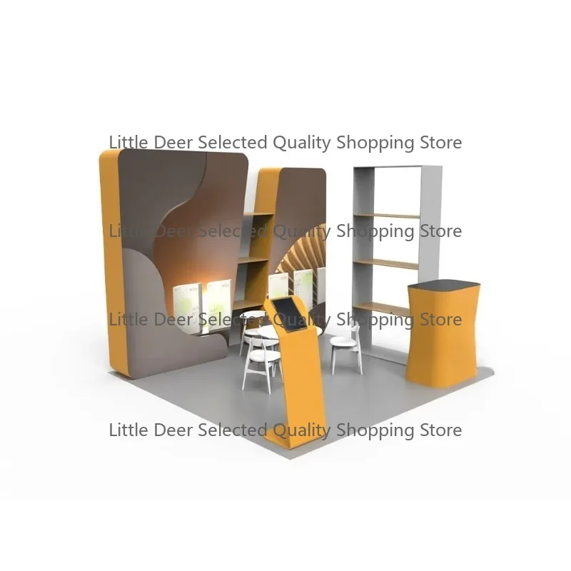 

High Quality Tradeshow Tension Fabric Display Backdrop Counter Ceiling Banner Equipment Exhibition Booth Display Stand