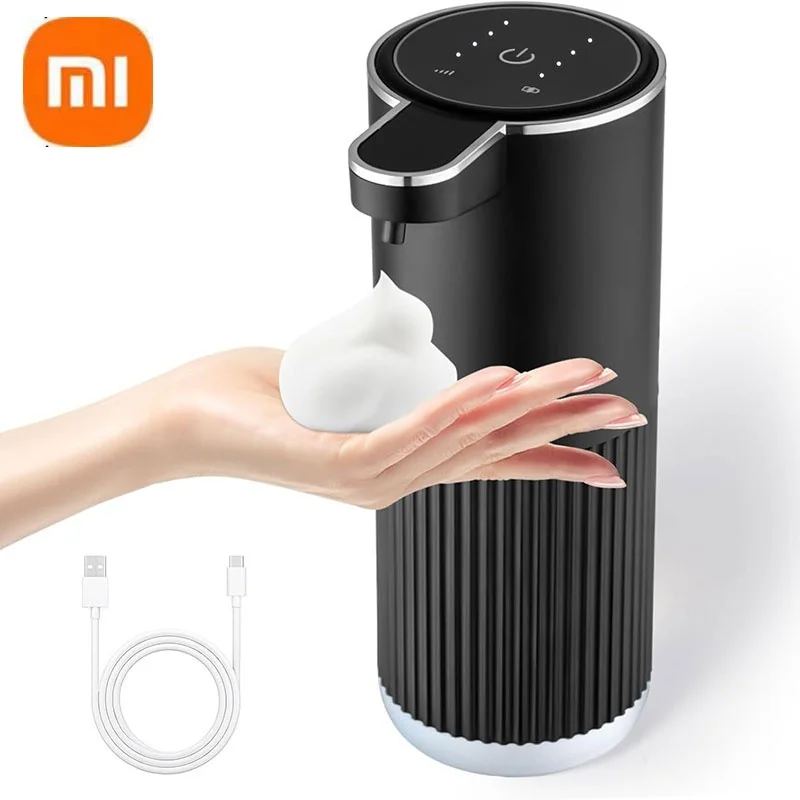 Xiaomi-dispensador automático de jabón multifuncional, dispensador de espuma/Gel sin contacto, montaje en pared de 4 niveles, manos libres, 350ml