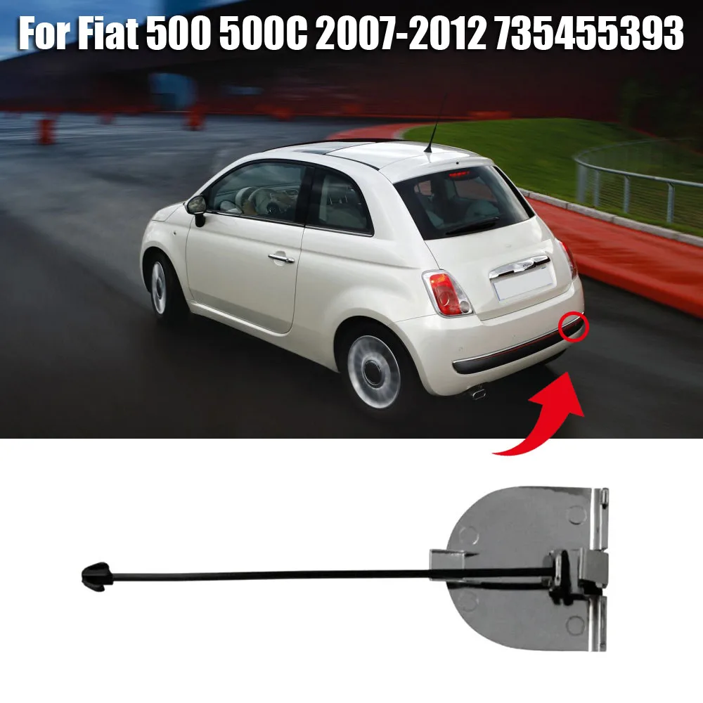 

1pc Car Rear Bumper Towing Hook Eye Cover Cap Chrome Auto External Accessories for Fiat 500 500C 2007-2012 735455393