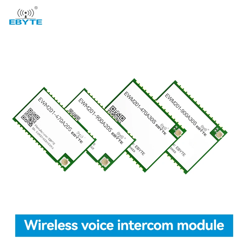 Wireless Voice Intercom Module 900/470MHz EBYTE EWM201 Series 20dBm 30dBm Test Board for Digital Walkie-Talkie
