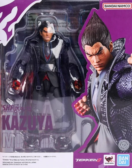 

Оригинальная коробка Bandai SHF TEKKEN 8: Фигурки Казуи Мисимы и Джин Казамы, готовая модель, аниме-фигурка, полный набор, игрушка, подарок для детей