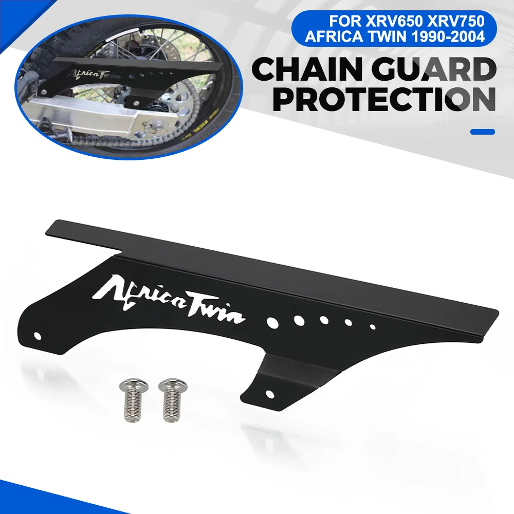 Aluminum Chain Guard Protection For Honda XRV650 Africa Twin 1988 1989 XRV750 AfricaTwin 1990-2004 XRV 650 750 AFRICA TWIN Parts
