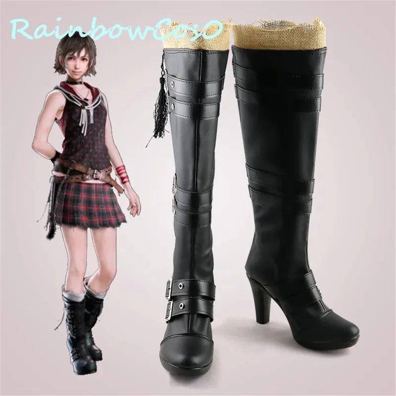 

RainbowCos0 Обувь для косплея Final Fantasy XV Iris Amicitia Сапоги Игра Аниме Хэллоуин
