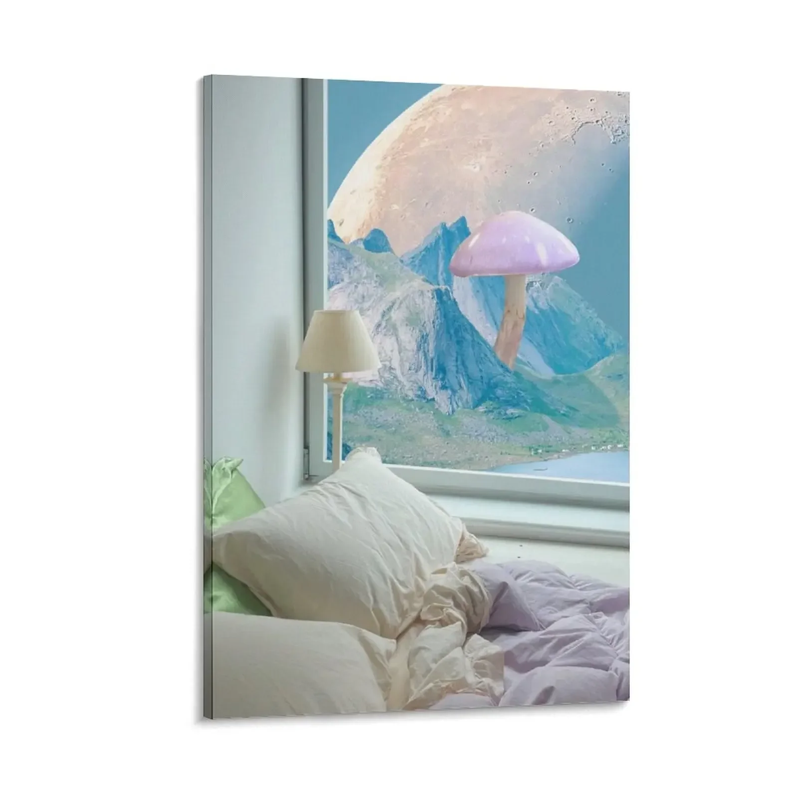 

The Bedroom View Canvas Painting posters anime posters home decor interior Decor for room