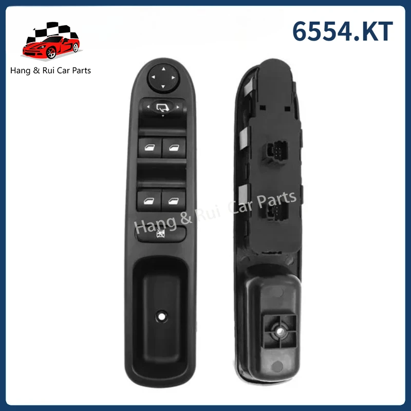 6554.KT 6554.E7 For Peugeot 307 Power Window Master Control Switch Electric Left Front Auto Door Switch  Car Accessories
