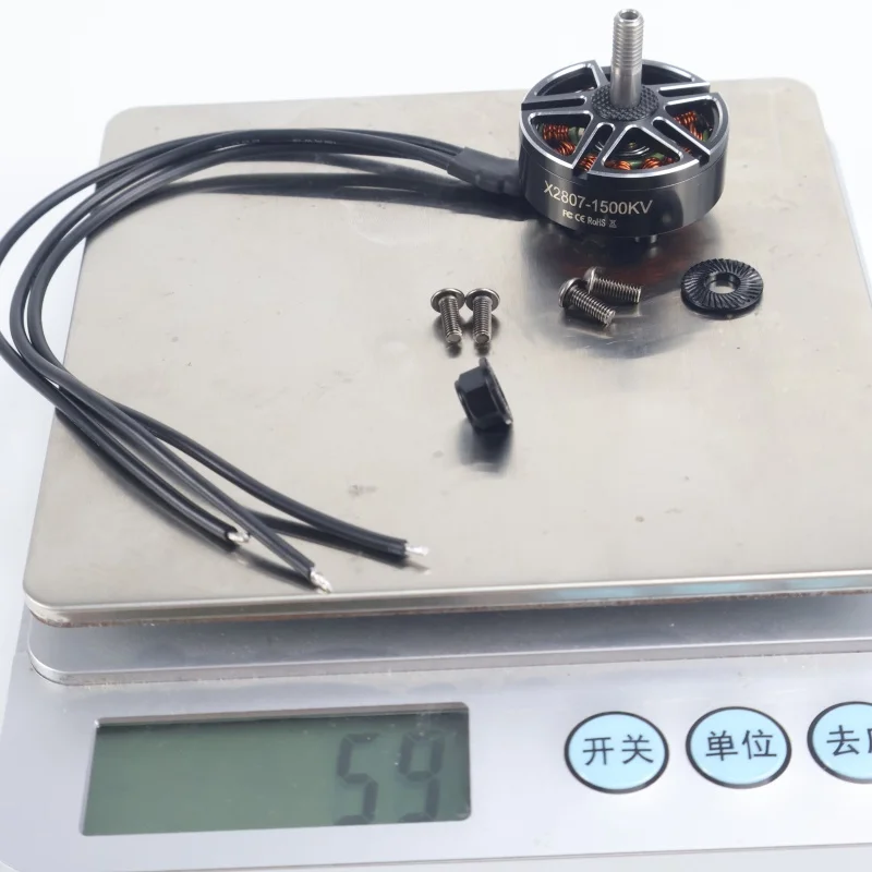 X2807 2807 moteur 1300KV 4S moteur sans brosse pour FPV Freestyle 7 pouces longue portée LR7 Drones pièces de bricolage 4 pièces