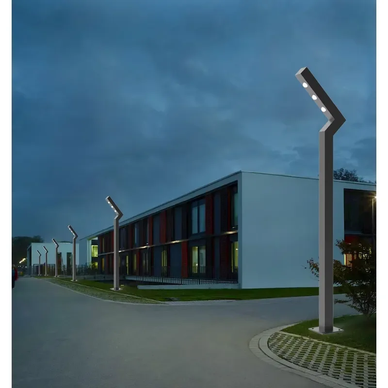 30W Exterior Waterproof LED Garden Light Landscape Post Pole Light Park Lamp Price Garden Lamp Pole